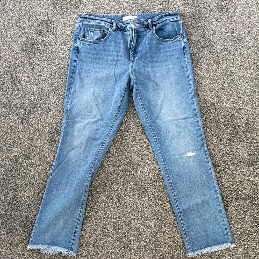 LOFT Light Blue Ankle Jeans